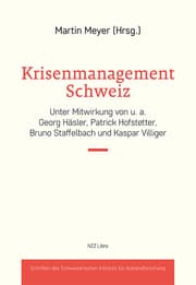 Cover von Krisenmanagement Schweiz