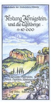Cover von Festung Königstein und die Tafelberge 1:10000