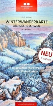 Cover von Winterwanderkarte Sächsische Schweiz 1:40000