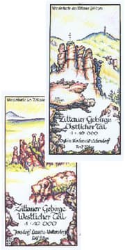 Cover von Zittauer Gebirge Östlicher und Westlicher Teil (Kartensatz mit 2 Karten)
