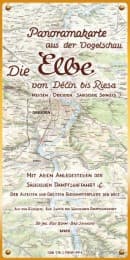 Cover von Die Elbe. Panoramakarte aus der Vogelschau