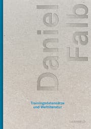 Cover von Trainingsdatensätze und Weltliteratur