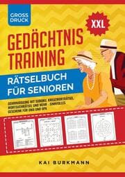 Cover von XXL Gedächtnistraining Rätselbuch für Senioren