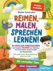 Cover von Reimen, Malen, Sprechen lernen! 80 Ideen zum Sprechzeichnen und kreative Malreime zur Stärkung von Feinmotorik, Konzentration und Aussprache