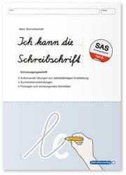 Cover von Ich kann die Schreibschrift - Schulausgangsschrift SAS - Übungsheft zu den Buchstabenverbindungen