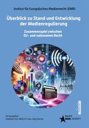 Cover von Überblick zu Stand und Entwicklung der Medienregulierung
