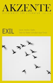 Cover von Akzente: EXIL