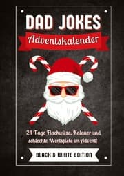 Cover von Dad Jokes Adventskalender Black & White Edition