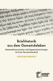 Cover von Briefrhetorik aus dem Gemeindeleben