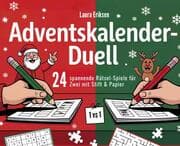 Cover von Adventskalender-Duell: 24 spannende Rätsel-Spiele für Zwei mit Stift & Papier