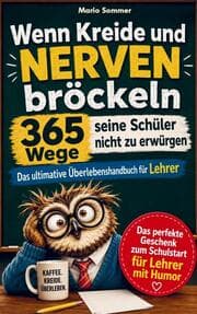 Cover von Wenn Kreide und Nerven bröckeln - 365 Wege seine Schüler nicht zu erwürgen