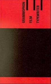 Cover von Grammophon /Film /Typewriter