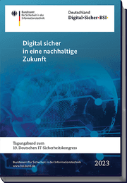 Cover von Digital sicher in eine nachhaltige Zukunft
