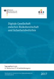 Cover von Digitale Gesellschaft zwischen Risikobereitschaft und Sicherheitsbedürfnis