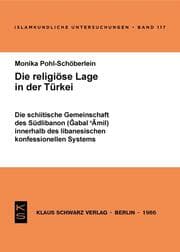Cover von Die schiitische Gemeinschaft des Südlibanon (Gabal 'Amil) innerhalb des libanesischen konfessionellen Systems