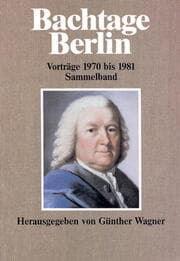 Cover von Bachtage Berlin