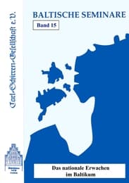Cover von Baltische Seminare Band 15
