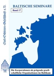 Cover von Baltische Seminare Band 17