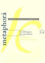 Cover von Das Feld beginnt über den Dächern