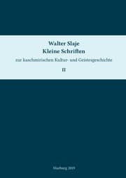 Cover von Kleine Schriften zur kaschmirischen Kultur- und Geistesgeschichte. Band 2