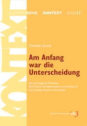 Cover von Am Anfang war die Unterscheidung
