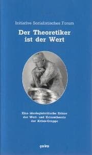 Cover von Der Theoretiker ist der Wert