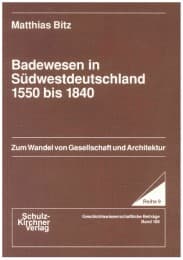Cover von Badewesen in Südwestdeutschland 1550 bis 1840