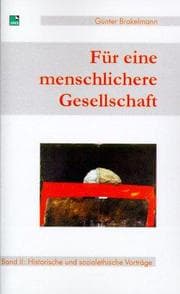 Cover von Für eine menschlichere Gesellschaft