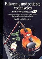 Cover von Bekannte und beliebte Violinsolos / Bekannte und beliebte Violinsolos, Band 1 mit CD