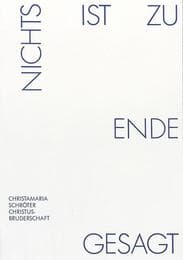 Cover von Nichts ist zu Ende gesagt