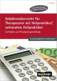 Cover von Gebührenübersicht für Therapeuten mit Heilpraktiker/sektoralem Heilpraktiker