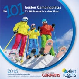 Cover von Die 101 besten Campingplätze für Winterurlaub in den Alpen 2015