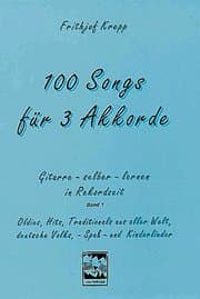 Cover von 100 Songs für 3 Akkorde