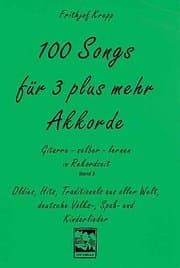 Cover von 100 Songs. Gitarre selber lernen in Rekordzeit