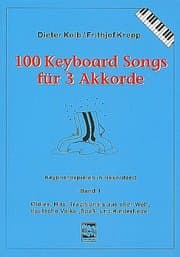 Cover von 100 Keyboard Songs für 3 Akkorde