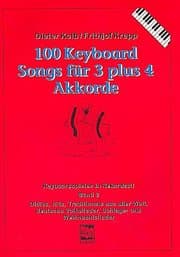 Cover von 100 Keyboard Songs für 3 plus 4 Akkorde