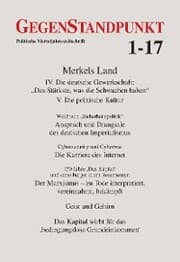 Cover von GegenStandpunkt 1-17