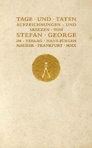 Cover von Tage und Taten