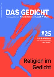 Cover von Das Gedicht, Bd. 25. Religion im Gedicht