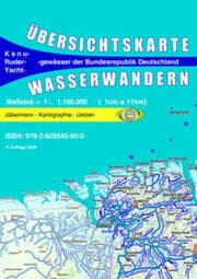 Cover von Übersichtskarte Wasserwandern Deutschland