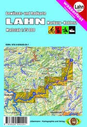 Cover von Gewässer- und Radkarte Lahn