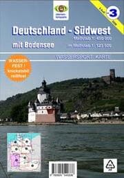 Cover von Wassersport-Wanderkarte - Deutschland Südwest