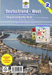 Cover von Wassersport-Wanderkarte/Deutschland-West mit Gewässerkarte Ruhr