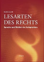 Cover von Lesarten des Rechts