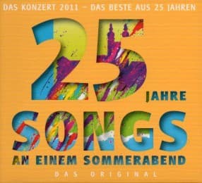 Cover von 25 Jahre Songs an einem Sommerabend