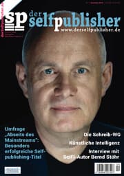 Cover von der selfpublisher 12,4-2018, Heft 12, Dezember 2018