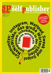 Cover von der selfpublisher 7,3-2017, Heft 7, September 2017