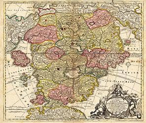 Cover von Karte des Schlaraffenlandes (Schlarraffenland) 1694