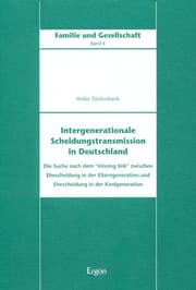Cover von Intergenerationale Scheidungstransmission in Deutschland