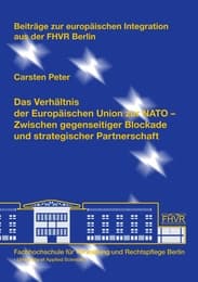 Cover von Das Verhältnis der Europäischen Union zur NATO